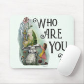 Niedliche Alice im Wunderland und Raupe Art Mousepad (Mit Mouse)