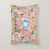 Niedliche Alice's Adventures in Wonderland Glitzer Dekokissen (Vorderseite(Vertikal))