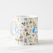Niedliche Alice's Adventures in Wonderland Glitzer Kaffeetasse (Vorderseite Links)