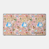 Niedliche Alice's Adventures in Wonderland Glitzer Schreibtischunterlage (Vorderseite)