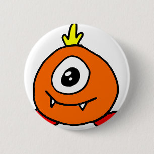 Niedliche Alien Button