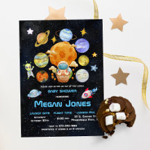 Niedliche Alien des Weltraumamtes | Babydusche