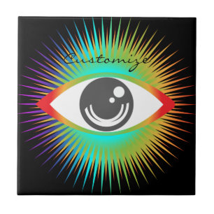 Niedliche Alien Eye Thunder_Cove Fliese