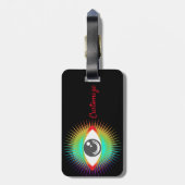 Niedliche Alien Eye Thunder_Cove Gepäckanhänger (Rückseite vertikal)