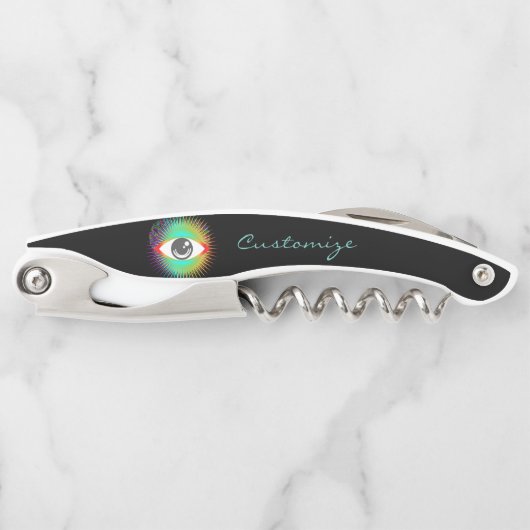 Niedliche Alien Eye Thunder_Cove Kellnermesser (Vorderseite)