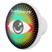 Niedliche Alien Eye Thunder_Cove Keramikknauf (Rechts)