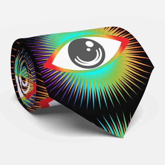 Niedliche Alien Eye Thunder_Cove Krawatte (Gerollt)