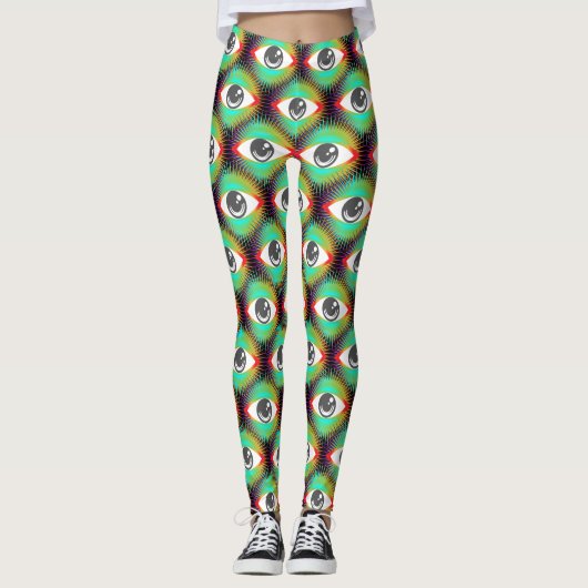 Niedliche Alien Eye Thunder_Cove Leggings (Vorderseite)