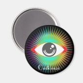 Niedliche Alien Eye Thunder_Cove Magnet (Vorderseite/Rückseite)