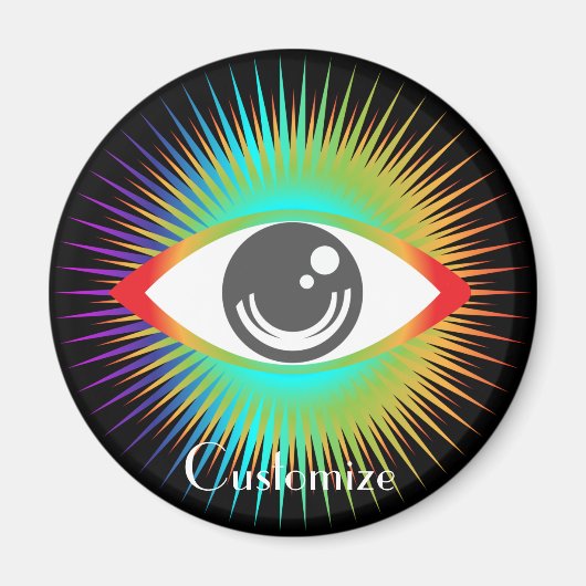 Niedliche Alien Eye Thunder_Cove Magnet (Vorne)
