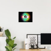 Niedliche Alien Eye Thunder_Cove Poster (Heimbüro)