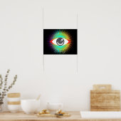 Niedliche Alien Eye Thunder_Cove Poster (Küche)