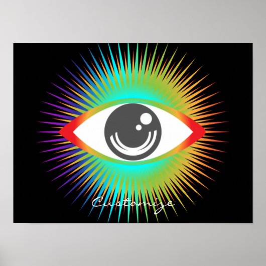 Niedliche Alien Eye Thunder_Cove Poster (Vorne)