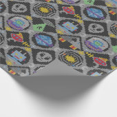 Niedliche Alien Geschenkpapier (Ecke)