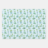 Niedliche Alien Geschenkpapier Set (Vorderseite 3)