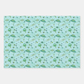 Niedliche Alien Geschenkpapier Set (Vorderseite 2)