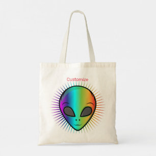 Niedliche Alien Head Thunder_Cove Tragetasche