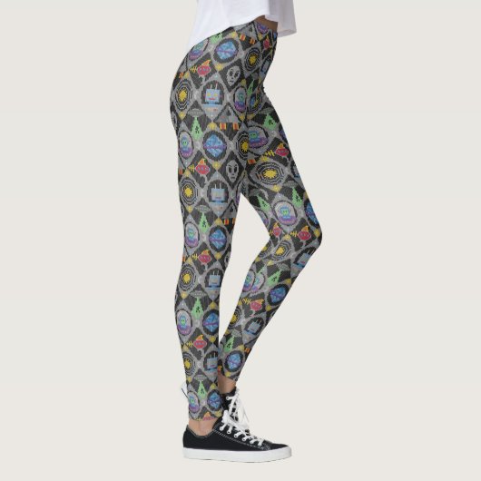 Niedliche Alien Leggings (Rechts)