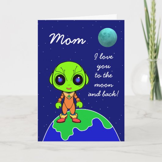 Niedliche Alien Mütter Tageskarte von Jo Images Ankündigung (Vorderseite)