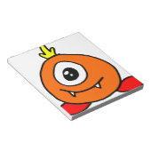 Niedliche Alien Notizblock (angewinkelt)