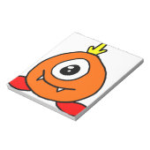 Niedliche Alien Notizblock (Rotiert)