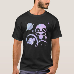 Niedliche Alien Peace Sign Space Exaterrestristria T-Shirt