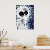 Niedliche Alien Poster (Küche)
