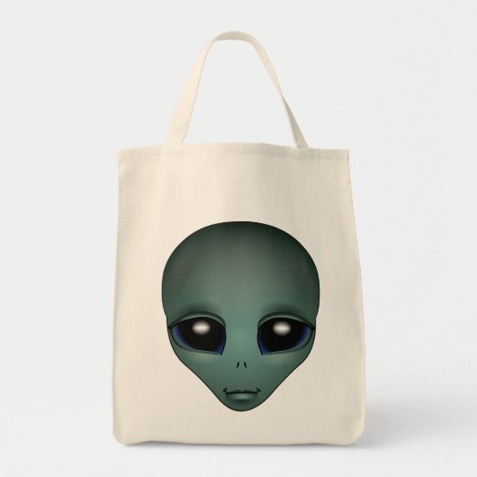 Niedliche Alien Tote Bag Bio Niedliche Alien Leben Tragetasche (Vorne)