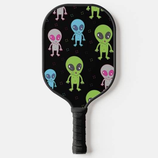 Niedliche Alien UAP Pickleball Schläger (Vorderseite)