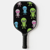 Niedliche Alien UAP Pickleball Schläger (Rückseite)