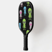 Niedliche Alien UAP Pickleball Schläger (Links)
