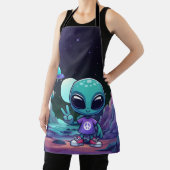 Niedliche Alien und Raumfahrt Schürze (InSitu)