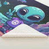 Niedliche Alien und Raumfahrt Sherpadecke (3/4)