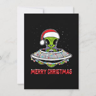 Niedliche Alien Weihnachtsbäume Weihnachten Weihna Einladung