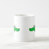 Niedliche Alligator-Kaffee-Tasse Kaffeetasse (Mittel)