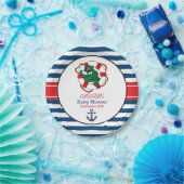 Niedliche Alligator Kinderdusche Pappteller (Party)