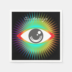 Niedliche Allsehende Alien Eye Thunder_Cove Serviette