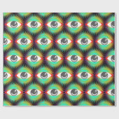 Niedliche Allseherische Alien Eyes Thunder_Cove Geschenkpapier (Flach)