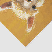 Niedliche Alpaca-Malerei Seidenpapier (Ausschnitt)