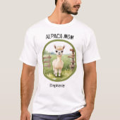 Niedliche Alpaca Mama oder Vater Tshirts Top Men W (Vorderseite)