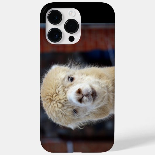 Niedliche Alpaca-Oberfläche Case-Mate iPhone Hülle (Rückseite)