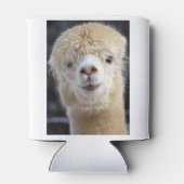 Niedliche Alpaca-Oberfläche Dosenkühler (Rückseite)