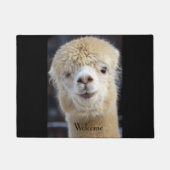 Niedliche Alpaca-Oberfläche Fußmatte (Vorderseite)