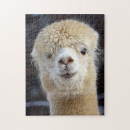 Niedliche Alpaca-Oberfläche Puzzle
