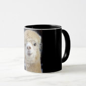 Niedliche Alpaca-Oberfläche Tasse (VorderseiteRechts)
