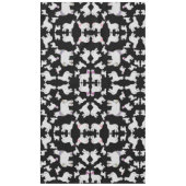 Niedliche Alpacas mit Glitzer Blasen Blume Spaß Tischdecke (Vorderseite)