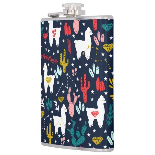 Niedliche Alpaka-Flasche Flachmann (Links)