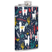 Niedliche Alpaka-Flasche Flachmann (Rechts)