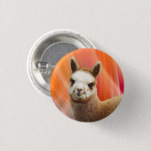 Niedliche Alpaka-Knöpfe Button (Vorne & Hinten)
