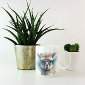 niedliche Alpaka mit Sonnenbrille Kaffeetasse